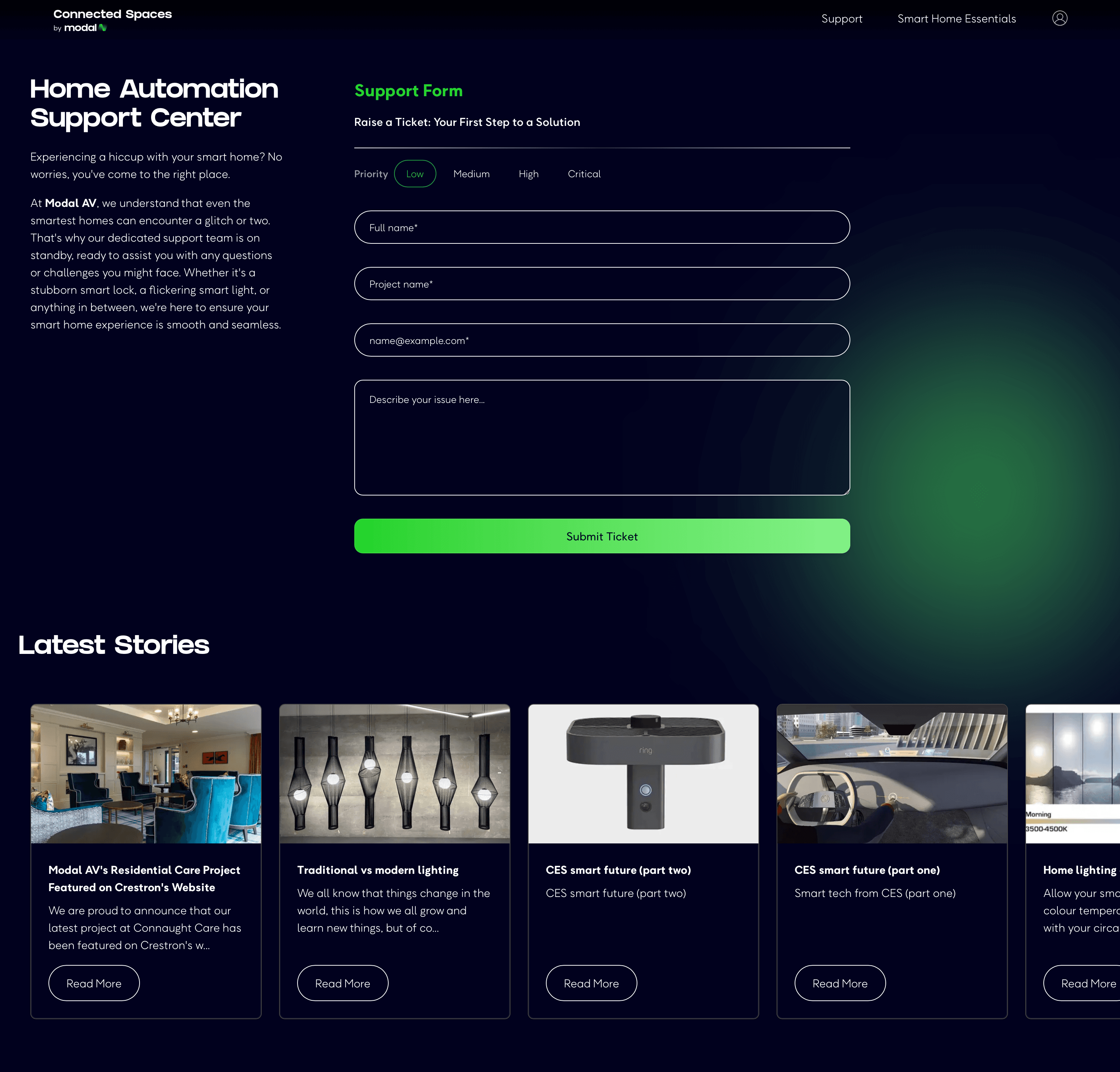 Connected Spaces Project